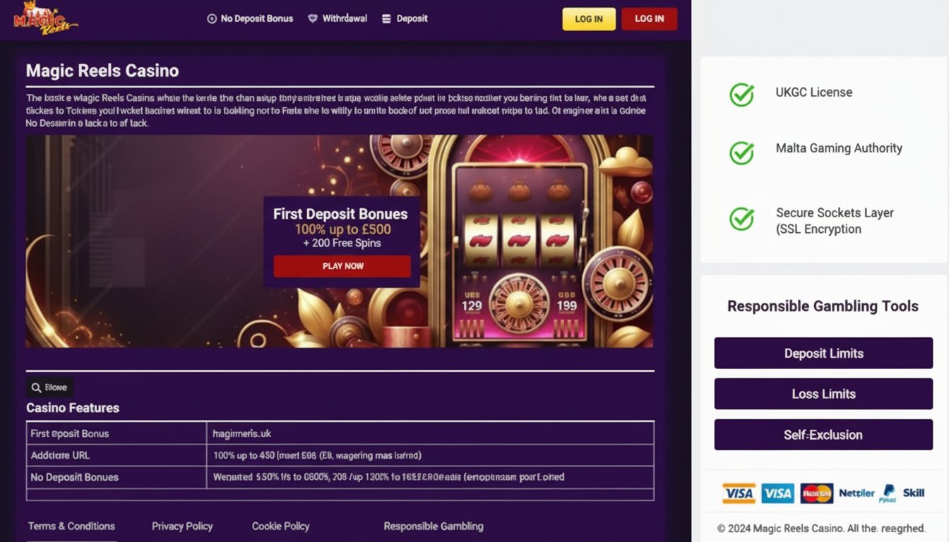 Magic Reels Casino UK Mobile, Everything You Need to Know About Magic Reels Withdrawal